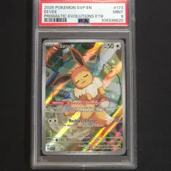 PSA 9 Eevee Promo Prismatic Evolutions #173 Pokemon Card TCG - Image 1