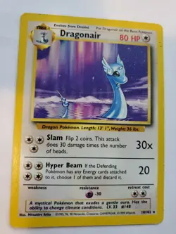 Dragonair Base Set Pokemon Card WOTC - Image 1