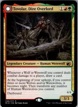 Tovolar, Dire Overlord R Innistrad: Midnight Hunt 246 NM - Image 1