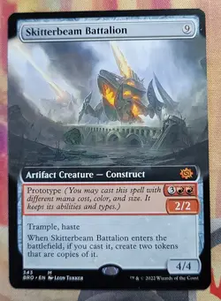 Skitterbeam Battalion (Extended Art) MTG The Brothers' War (BRO) (NM) - Image 1