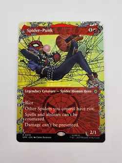 Spider-Punk (0210) (Borderless) Marvel's Spider-Man • Regular MTG - Image 1