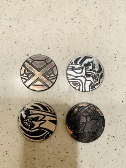 Lot Of 4 Assorted Pokemon Nintendo Card Coins - Image 1