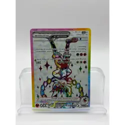 Pokemon TCG Cinderace ex 157/142 Stellar Crown Ultra Rare Card Rainbow Holo - Image 2
