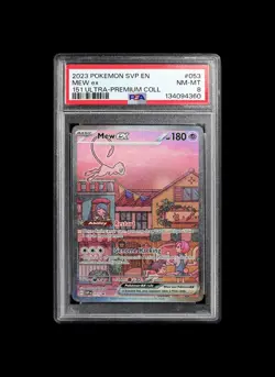 2023 Mew ex Pokemon SVP EN 141 Ultra Premium Collection #153 PSA 8 - Image 4