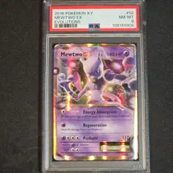 Mewtwo EX 2016 Pokemon Xy Evolutions Evolutions #52 PSA 8 - Image 1