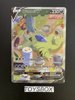 Carte Pokemon Tyranocif V Alt 155/163 / Bloc EB Styles De Combat EB5 / NEUF FR - Image 2