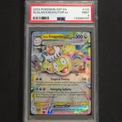 Alolan Exeggutor ex Surging Sparks 133/191 Holo Double Rare PSA 9 Pokemon TCG - Image 1