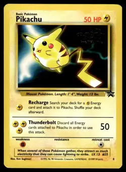 Pokemon TCG WoTC Promo #4 Pikachu LP+ - Image 1