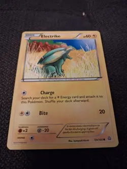 Pokemon TCG Electrike Illustration 59/160 Primal Clash Near Mint - Image 1