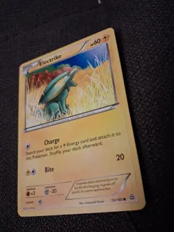 Pokemon TCG Electrike Illustration 59/160 Primal Clash Near Mint - Image 3