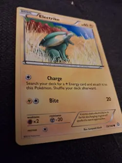 Pokemon TCG Electrike Illustration 59/160 Primal Clash Near Mint - Image 4