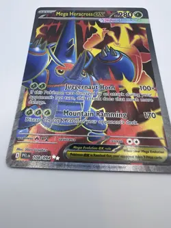 Pokemon TCG Mega Heracross Ex Holo Ultra Rare Full Art 108/094, NM - Image 2
