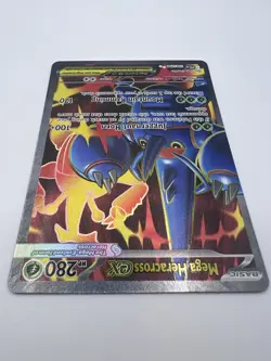 Pokemon TCG Mega Heracross Ex Holo Ultra Rare Full Art 108/094, NM - Image 4