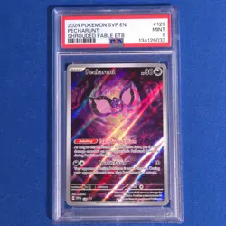 Pecharunt #129 PSA 9 SVP ETB Black Star Promo 2024 Pokemon Shrouded Fable - Image 1