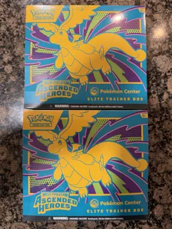 2x Pokemon Ascended Heroes Pokemon Center ETB Elite Trainer Box New Sealed - Image 1