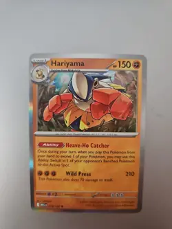 Hariyama 073/132 Holo Rare - Pokemon TCG Mega Evolution - NM - Image 1