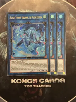 X3 BPRO-EN049 Radiant Typhoon Varuroon the Marine Eidolon Ultra YuGiOh NEW! - Image 1