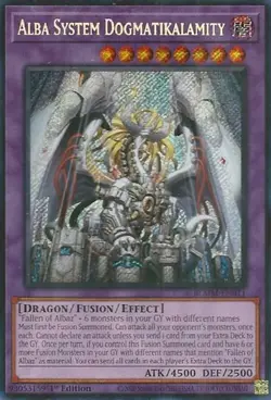 Yugioh! Alba System Dogmatikalamity - BLMM-EN011 - Secret Rare - 1st Edition Nea - Image 1