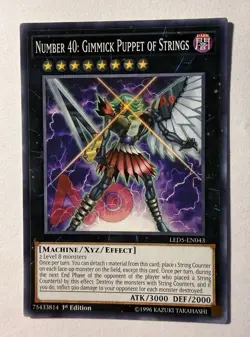 Yugioh Number 40: Gimmick Puppet of Strings LED5-EN043 Common 1st Ed NM - Image 1