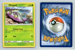 Wimpod #8/145 Sun & Moon Guardians Rising Common Pokemon 2017 TCG Card - Image 1