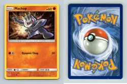 Machop #63/145 Sun & Moon Guardians Rising Common Pokemon 2017 TCG Card - Image 1