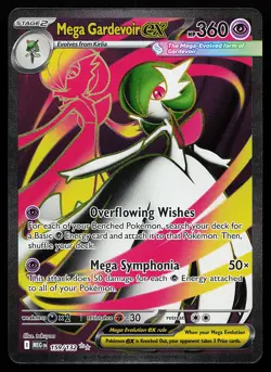 Mega Gardevoir ex 159/132 Ultra Rare Mega Evolution Pokemon Card - Image 1