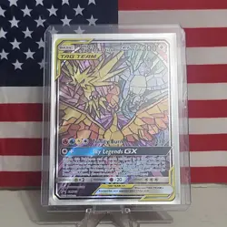 NM - Moltres & Zapdos & Articuno GX - SM210 - Hidden Fates Promo - Pokemon Card - Image 1