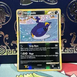 2010 SHARPEDO 30/102 HGSS TRIUMPHANT POKEMON CARD RARE REVERSE HOLO NM - Image 1