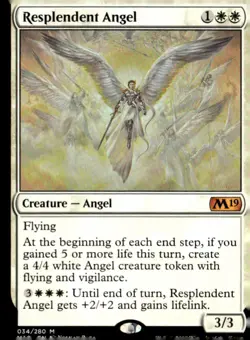 Core Set 2019 #34 Resplendent Angel - Image 1