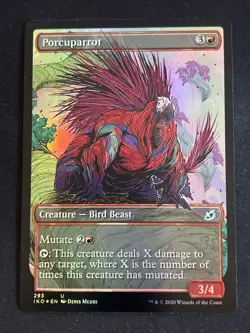 1x Foil Showcase Porcuparrot (293) Ikoria: Lair of Behemoths NM MTG Magic x1 - Image 1