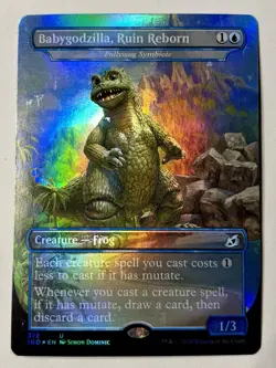 Babygodzilla Ruin Reborn LP FOIL MTG Ikoria: Lair of Behemoths - Image 1