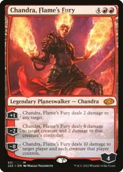 Chandra, Flame's Fury Jumpstart 2022 NM MTG - Image 1