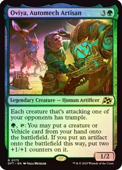 Oviya, Automech Artisan Foil Aetherdrift NM MTG - Image 1