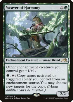 Weaver of Harmony Kamigawa: Neon Dynasty NM MTG - Image 1