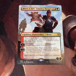 Minsc And Boo, Timeless Heroes X1 Mtg Baldur’s Gate Nm Borderless - Image 1