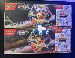 Pokemon TCG: Prismatic Evolutions Surprise Box & Booster Bundle SEALED SET OF 2 - Image 1