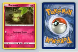 Cottonee #90/145 Sun & Moon Guardians Rising Common Pokemon 2017 TCG Card - Image 1