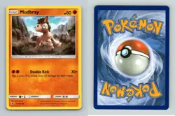 Mudbray #75/145 Sun & Moon Guardians Rising Common Pokemon 2017 TCG Card - Image 1