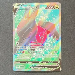 Regidrago V 181/195 Ultra Rare Holo SWSH12: Silver Tempest Pokemon TCG - Image 1