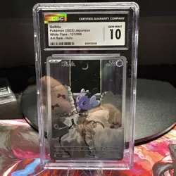 Pokemon Gothita White Flare Full Art Holo Card 124/086 Illustration Rare CGC 10 - Image 1