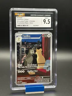 Persian #78 Pokemon Shrouded Fable CGC 9.5 - Image 1