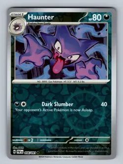 Haunter 056/091 Reverse Holo SV: Paldean Fates NM Pokemon TCG - Image 1