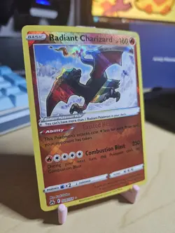 Radiant Charizard Crown Zenith Pokemon Sword and Shield 020/159 NM - Image 2