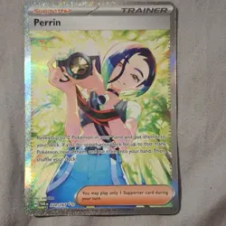 Pokemon Perrin Full Art Trainer Holo 220/167 Sv06 Twilight Masquerade English - Image 1