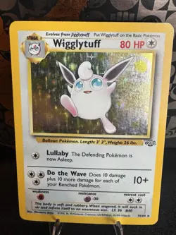 Pokemon TCG - Wigglytuff 16/64 - Holo Unlimited - Jungle Unlimited MP/HP VINTAG - Image 1