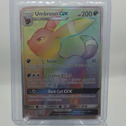 Pokemon Umbreon GX Full Art Secret Rare 154/149 SM Base Set Holo - Image 1