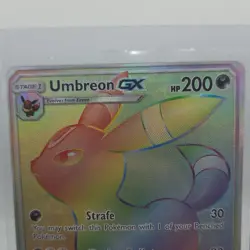Pokemon Umbreon GX Full Art Secret Rare 154/149 SM Base Set Holo - Image 5