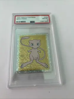 1999 Merlin Pokemon Mew Prism #S25 PSA 8 - Image 1