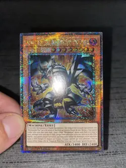 Carte Yu-gi-oh! Dragon De Metal Noir Entier Aux Yeux Rouges ROTA-FR005 QCR 25th - Image 3