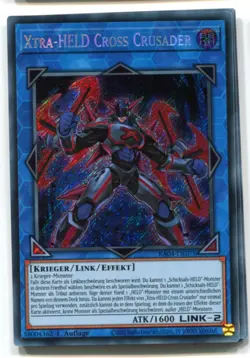 Yu-Gi-Oh! Xtra held Cross Crusader Secret Rare RA04-DE076 - Image 1